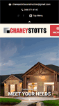 Mobile Screenshot of chaneystottsconstruction.com